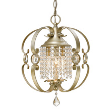  1323-M3 WG - Ella Mini Chandelier in White Gold